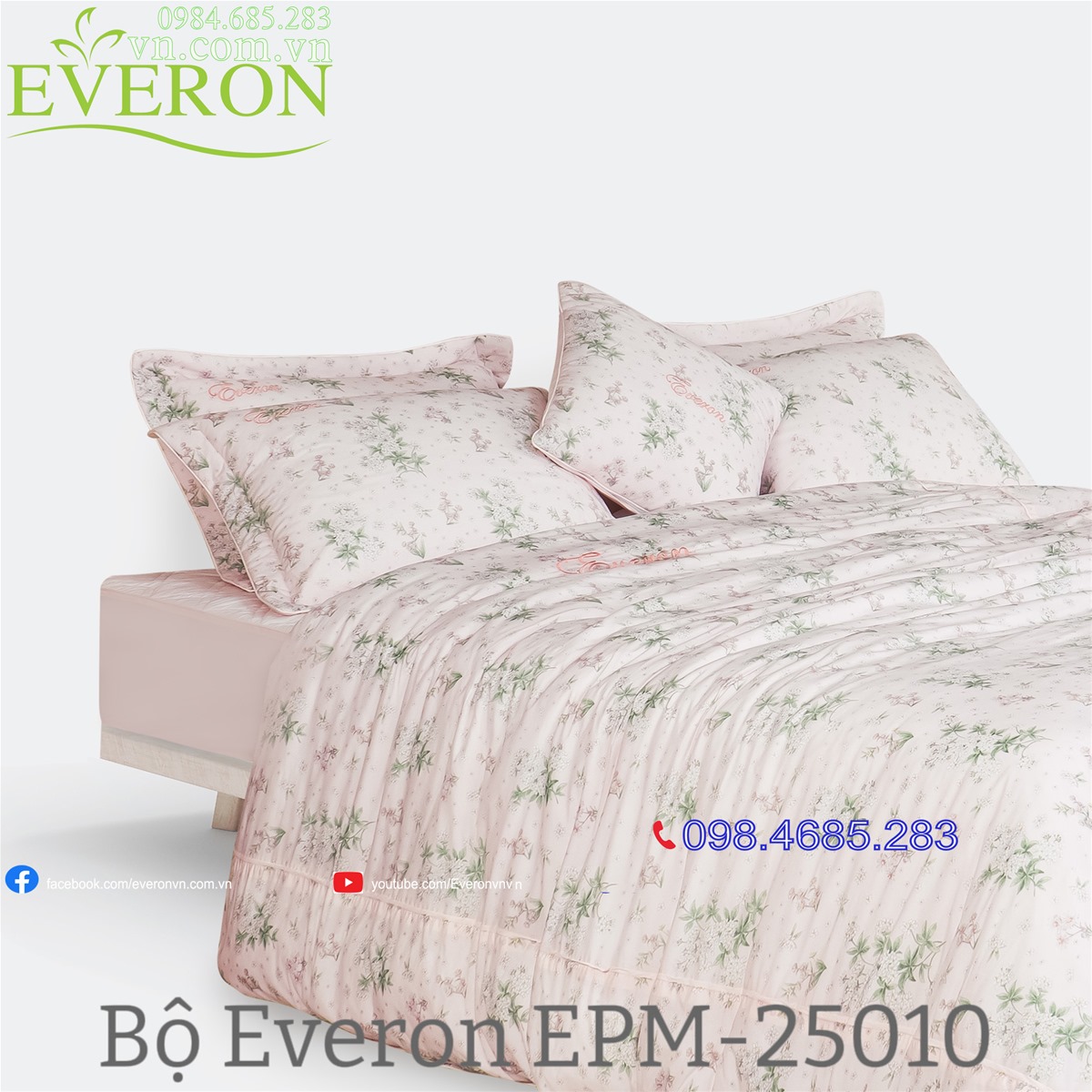 bộ Chăn Ga Gối Everon EPM-25010