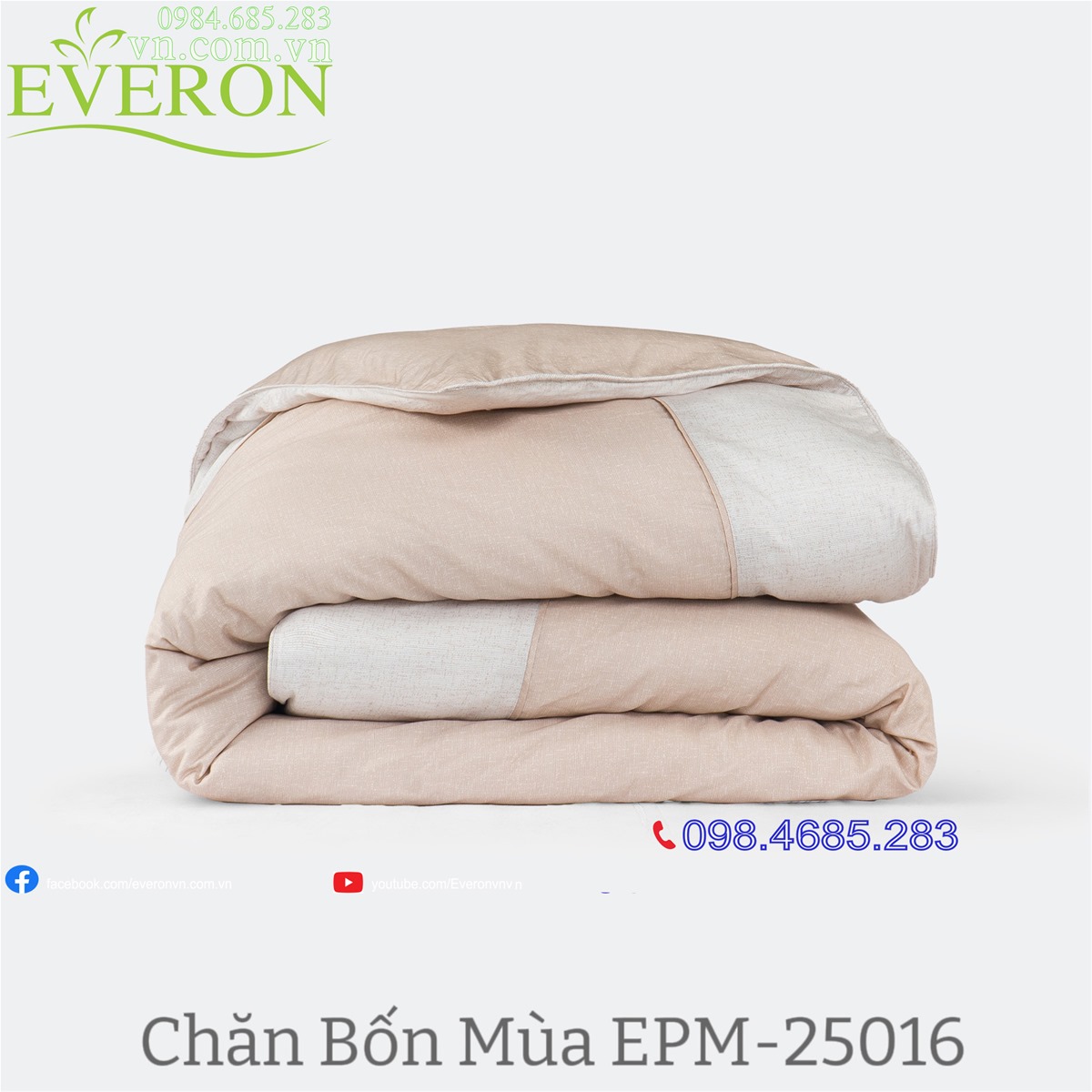 Bộ Chăn Ga Gối Everon EPM-25016