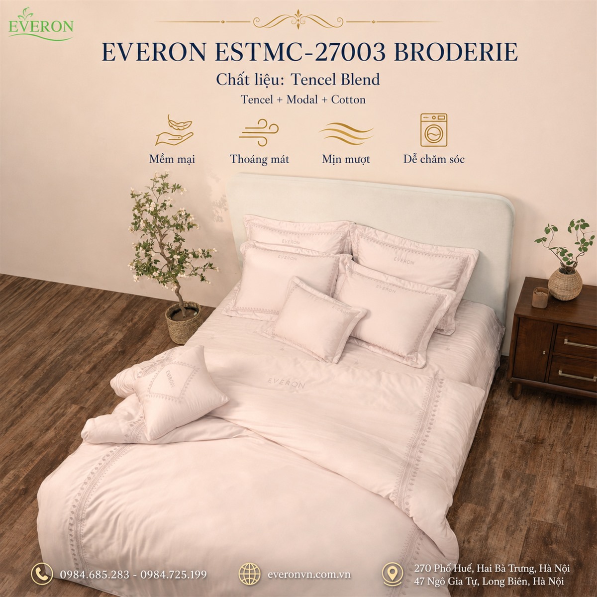 Bộ Everon ESTMC-27003 Broderie 