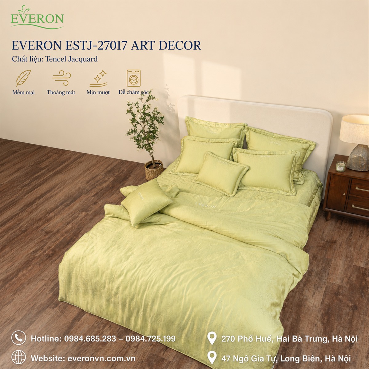 Bộ Chăn Ga Everon ESTJ-27017