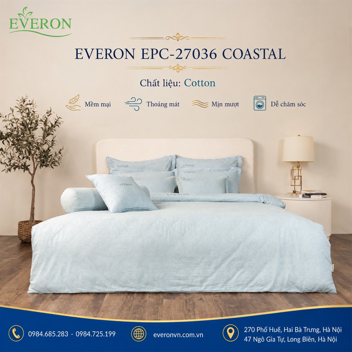 Bộ Chăn Ga Everon EPC-27036