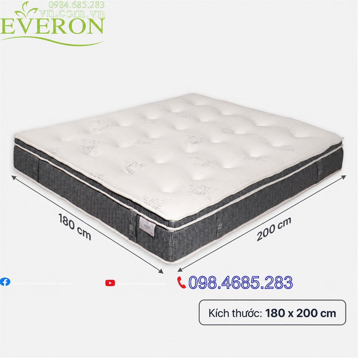 đệm lò xo 180x200cm
