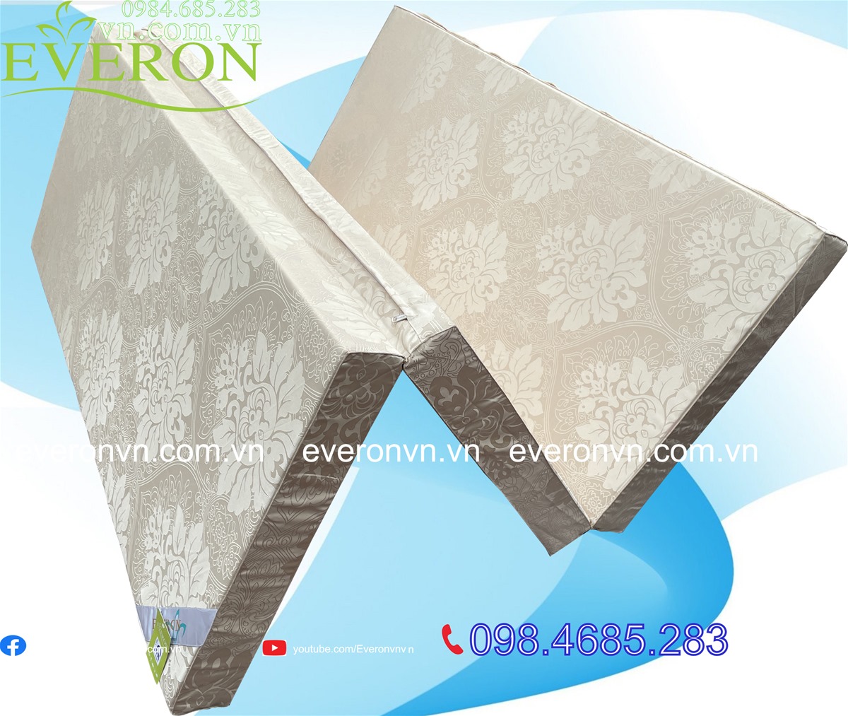 Top các loại đệm bông ép Everon làm nổi thương hiệu Everon 