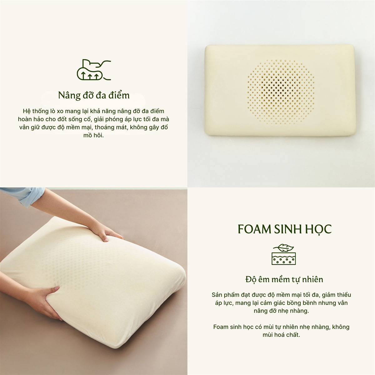 ruột gối lò xo Everon