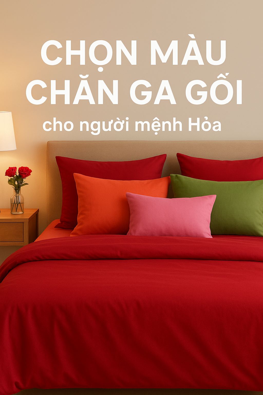 màu chăn ga gối cho người mệnh Hỏa