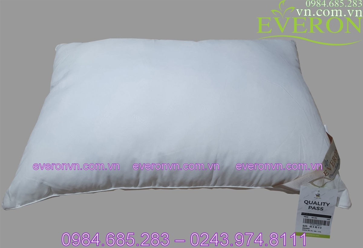 A white pillow with a tagAI-generated content may be incorrect.