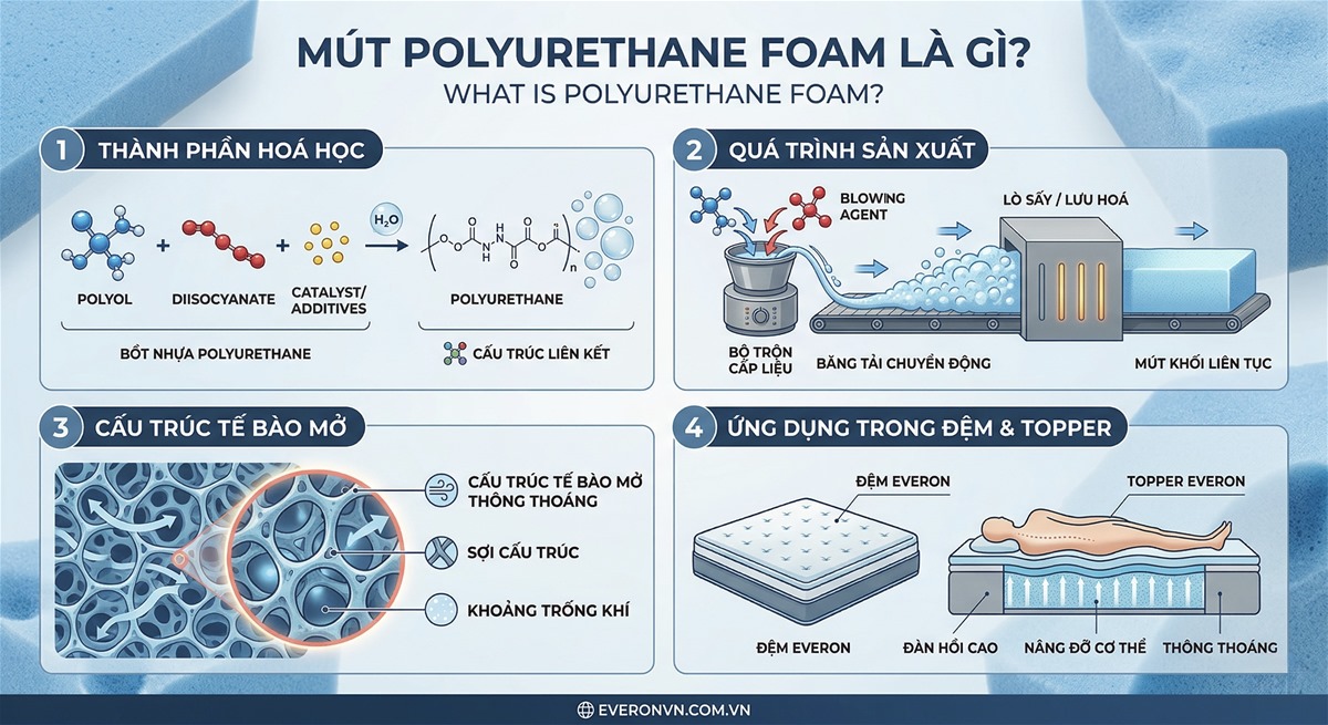 Mút Polyurethane Foam (PU Foam)