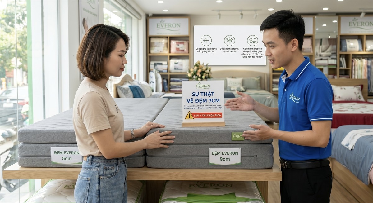 Đệm Everon 7cm