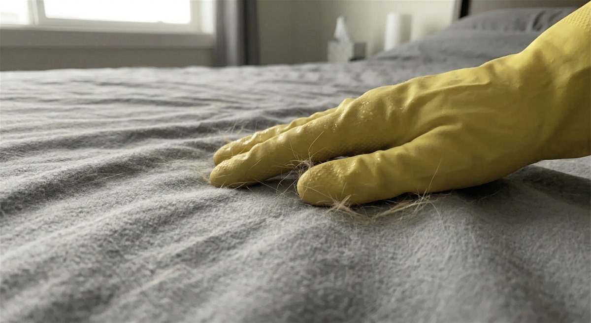 Sử dụng găng tay cao su