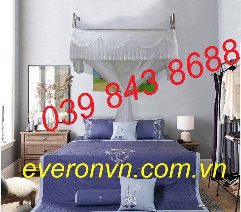 lắp đặt màn khung xếp màu trắng tại các quận hà nội