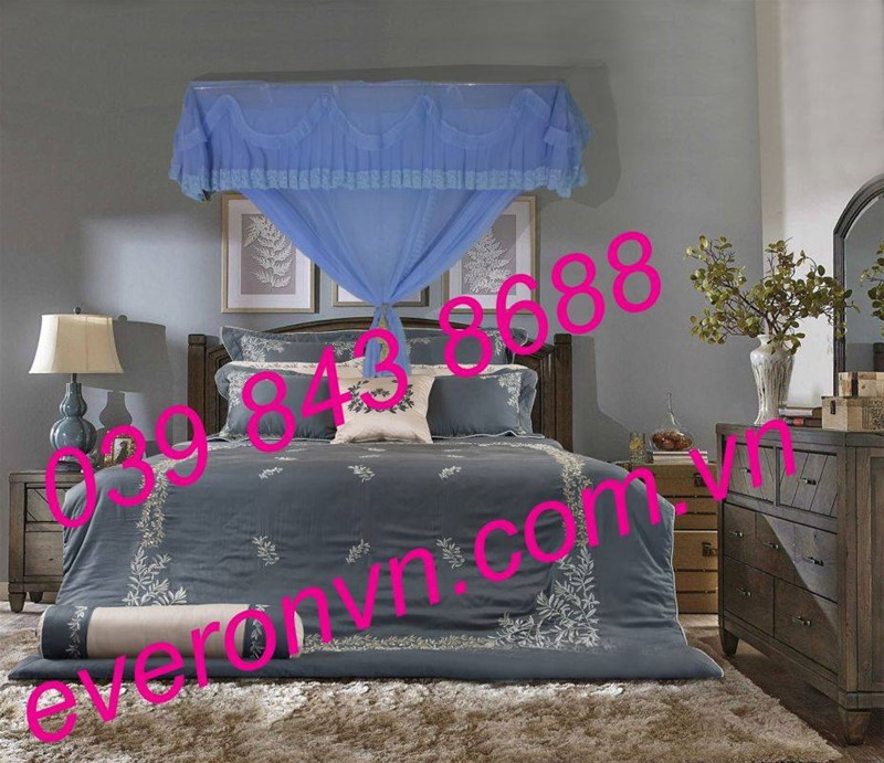 man khung xếp màu xanh tại hà nội