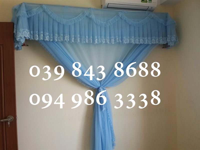 man khung xếp màu xanhlắp tại ngọc hồi hà nội