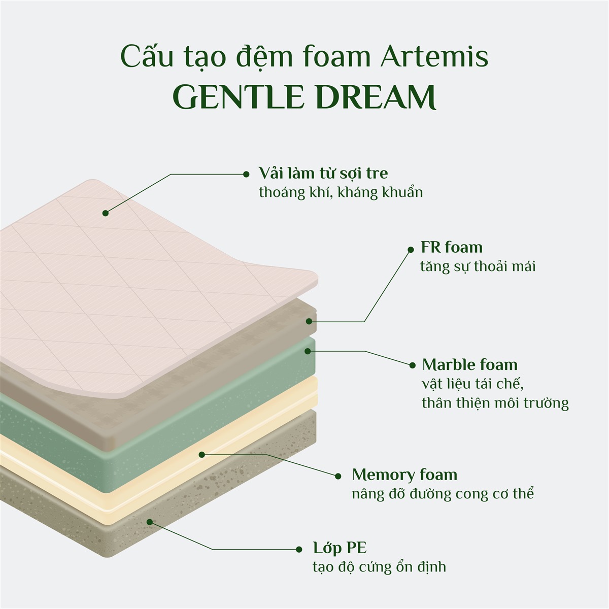 Đệm Foam Everon