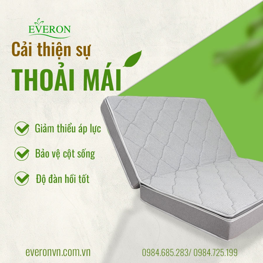 Đệm Bông Ép Everon Top Plus