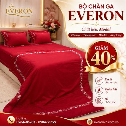 Bộ chăn ga gối Everon ESM-22019