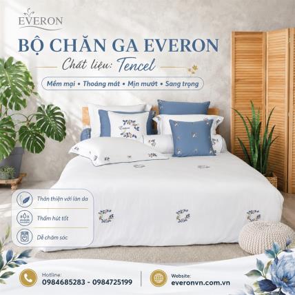 Bộ chăn ga gối Everon EST-22032