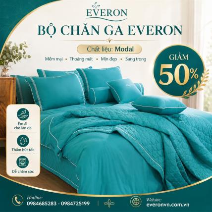 Bộ chăn ga gối Everon ESM-22015