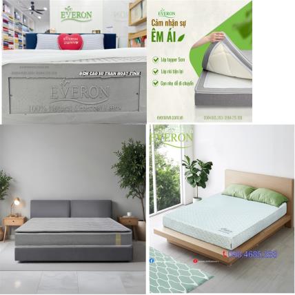 Đệm Bông Ép Everon Top Plus và Đệm Cao Su Natural Charcoal Latex: Đâu là lựa chọn tối ưu cho bạn?