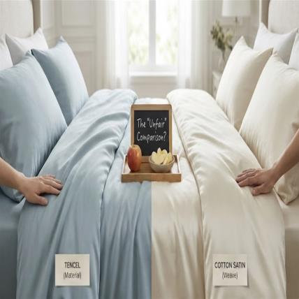 Lụa Tencel Và Lụa Satin: Hiểu Đúng Bản Chất Để Tránh So Sánh "Khập Khiễng