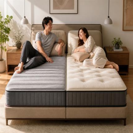 Hướng dẫn chọn đệm cho cặp đôi khi 2 người thích độ cứng mềm khác nhau
