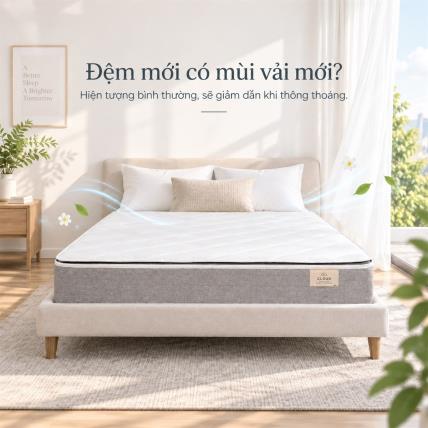 Tại Sao Đệm Lò Xo Everon Mới Mua Về Thường Có Mùi Vải Mới?